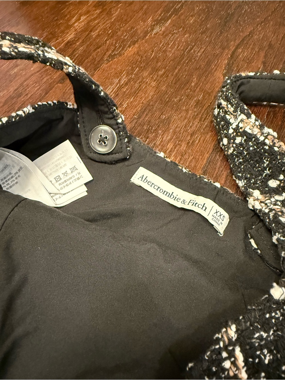 Abercrombie & Fitch Two Piece Tweed Set Women’s XS Skirt & XXS Top Clueless Vibe - Picture 5 of 11
